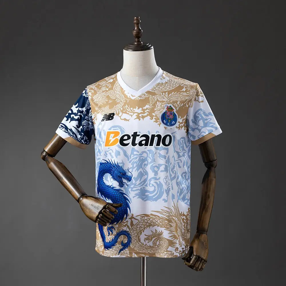 Maillot FC Porto Concept 2025/2026 Dragon Beige Passe D