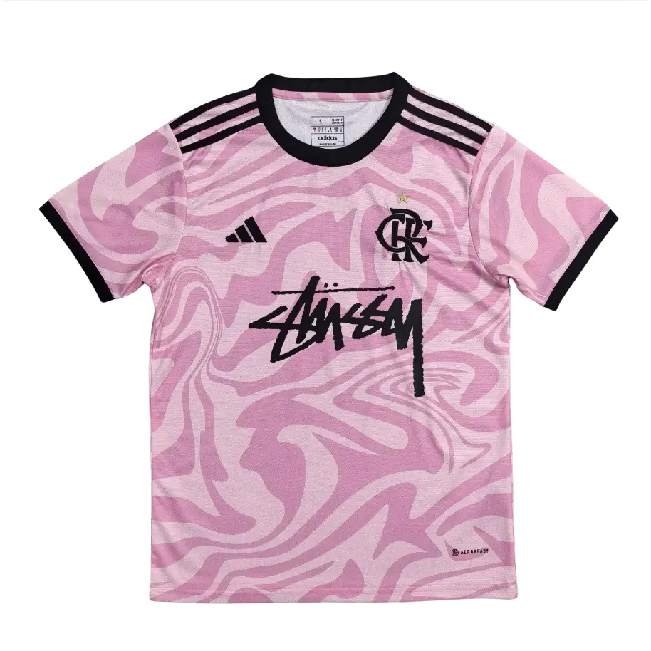 Flamengo Rosé Stussy Trikot 2025/2026