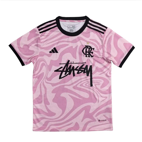 Maillot Flamengo Rose Stussy 2025/2026 Passe D