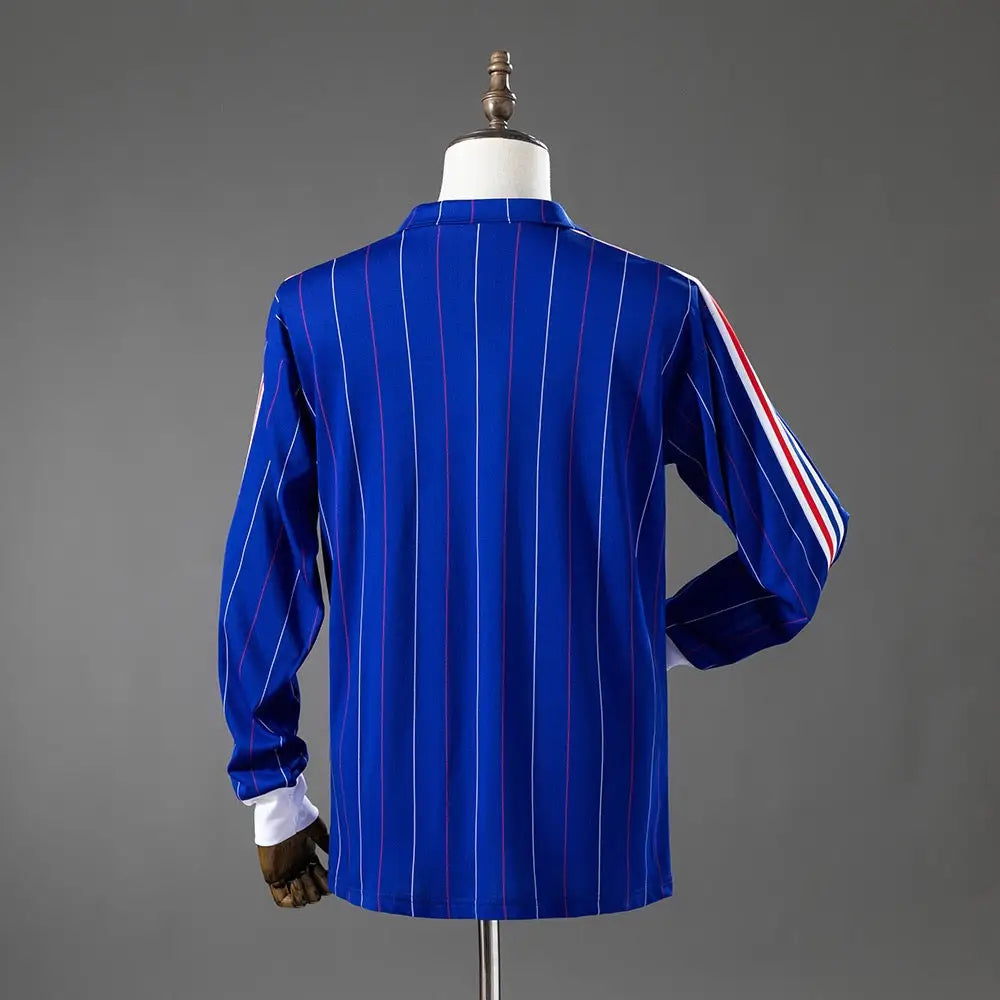 Frankreich Heimtrikot 1980 Langarm