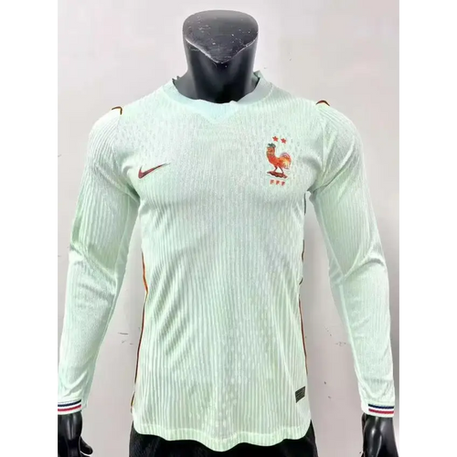 Maillot Francia Reproductor de la versión exterior Largos mangas Copa del Mundo 2026 Passe D