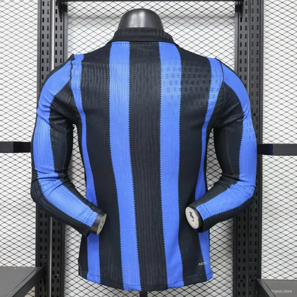 Inter Milan Home Player Version Long Sleeve Jersey 2026/2027