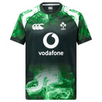 Irisches Rugby-Pre-Match-Trikot grün 2025/2026