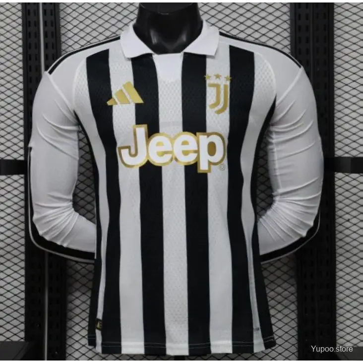 Juventus Heimtrikot 2026/2027 Spielerversion Langarm
