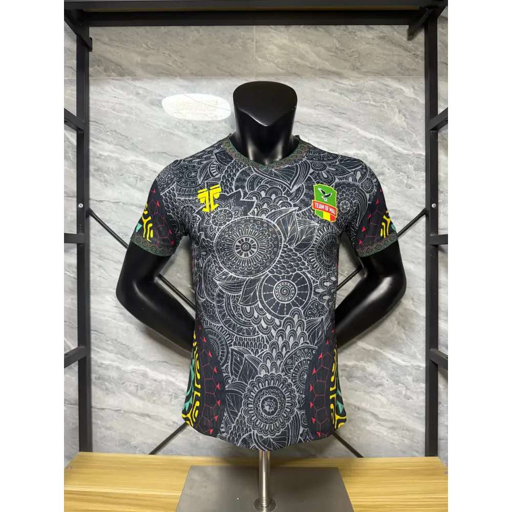 Mali CAN Jersey Concept Black & Green Player Version 2025/2026