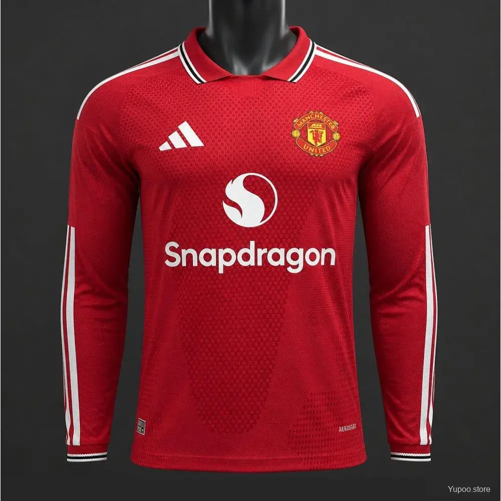 Manchester United Heimtrikot Spielerversion 2026/2027 Langarm
