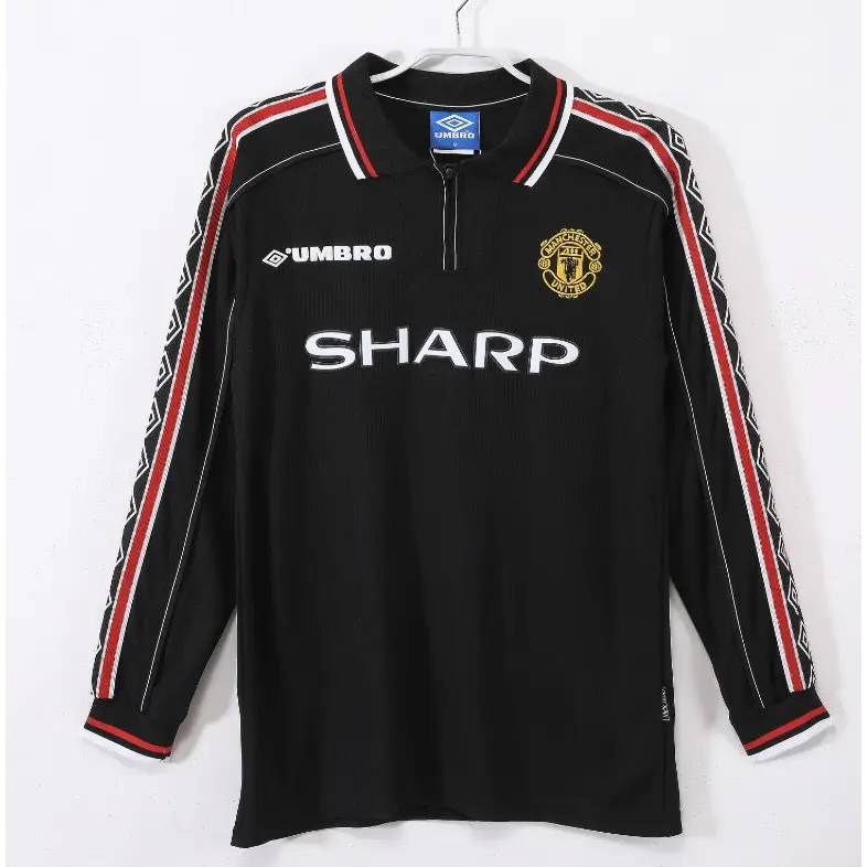 Long-sleeved Manchester United Retro 1998/1999 Jersey