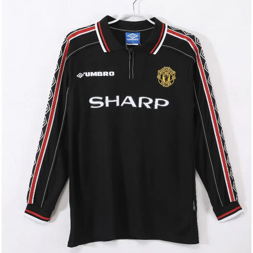 Manchester United Retro camiseta de manga larga 1998/1999 Passe D