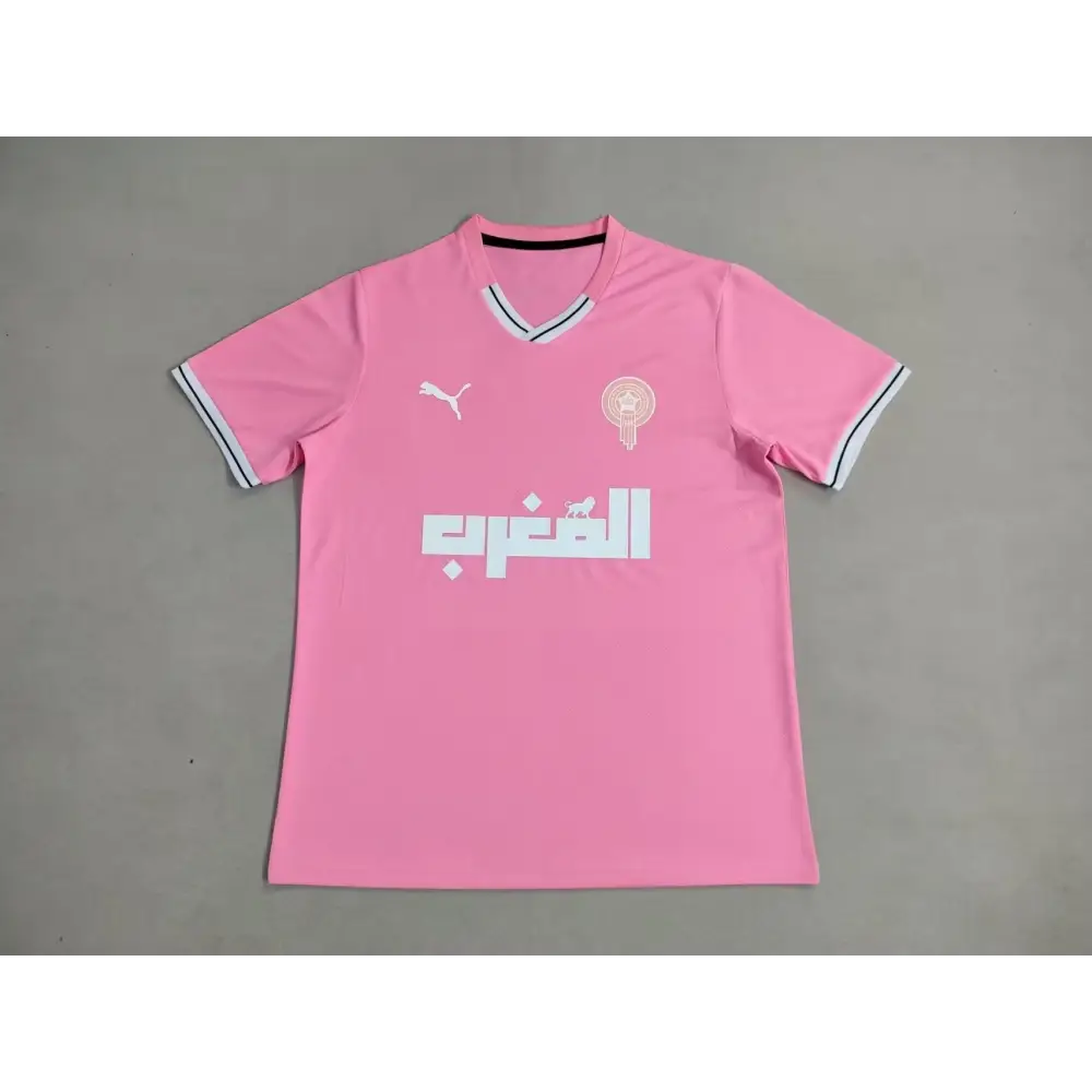 Morocco Pink and White Jersey 2025/2026