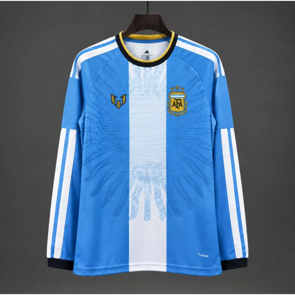 Maillot Messi Argentine 2026/2027 Manches longues Passe D