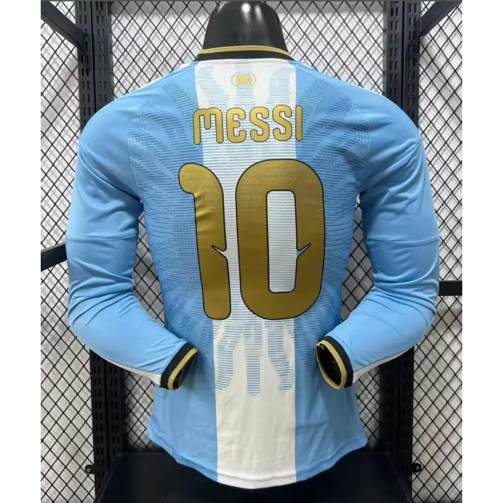Maillot Messi Argentine 2026/2027 Version joueur manches longues Passe D