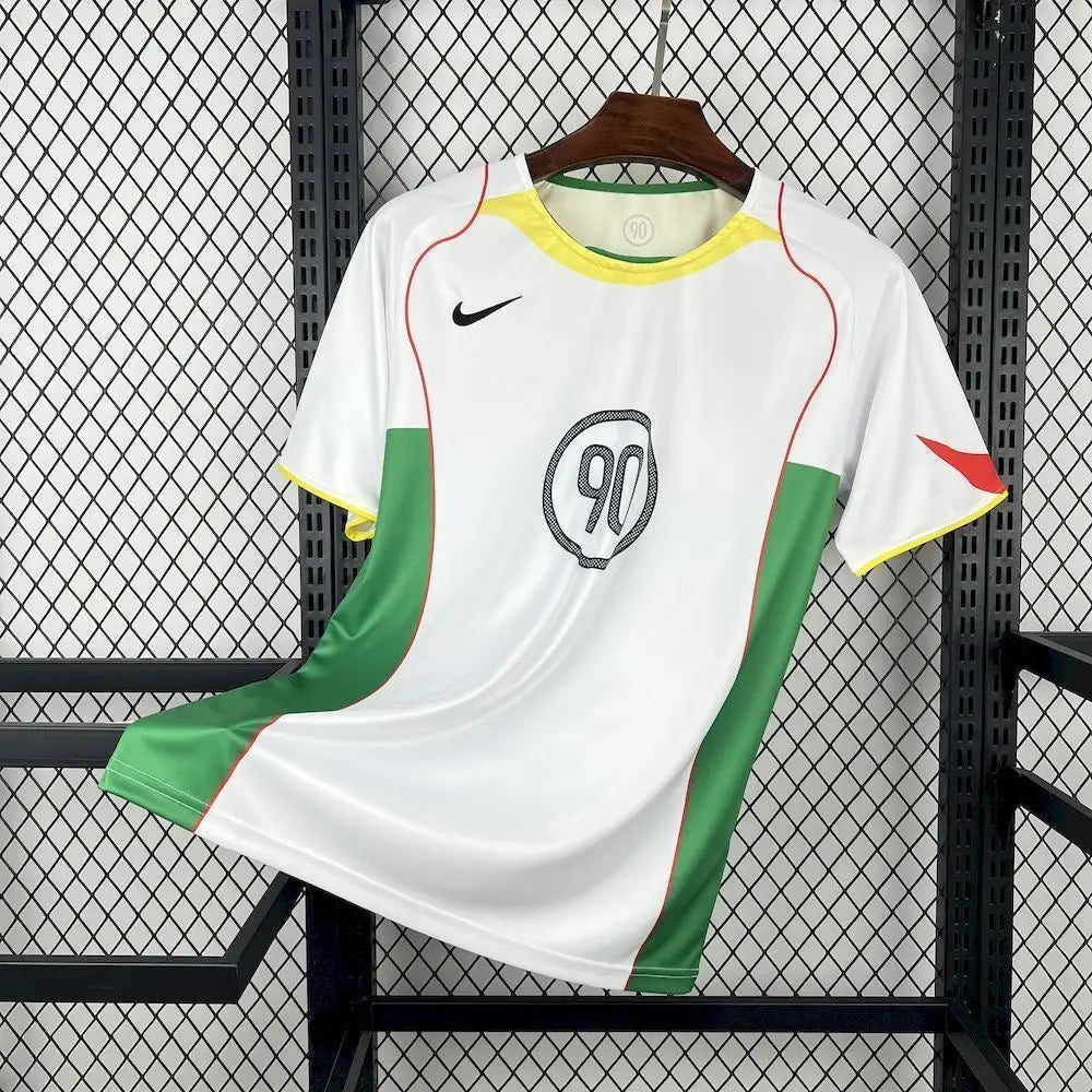 White and green Nike 90 jersey