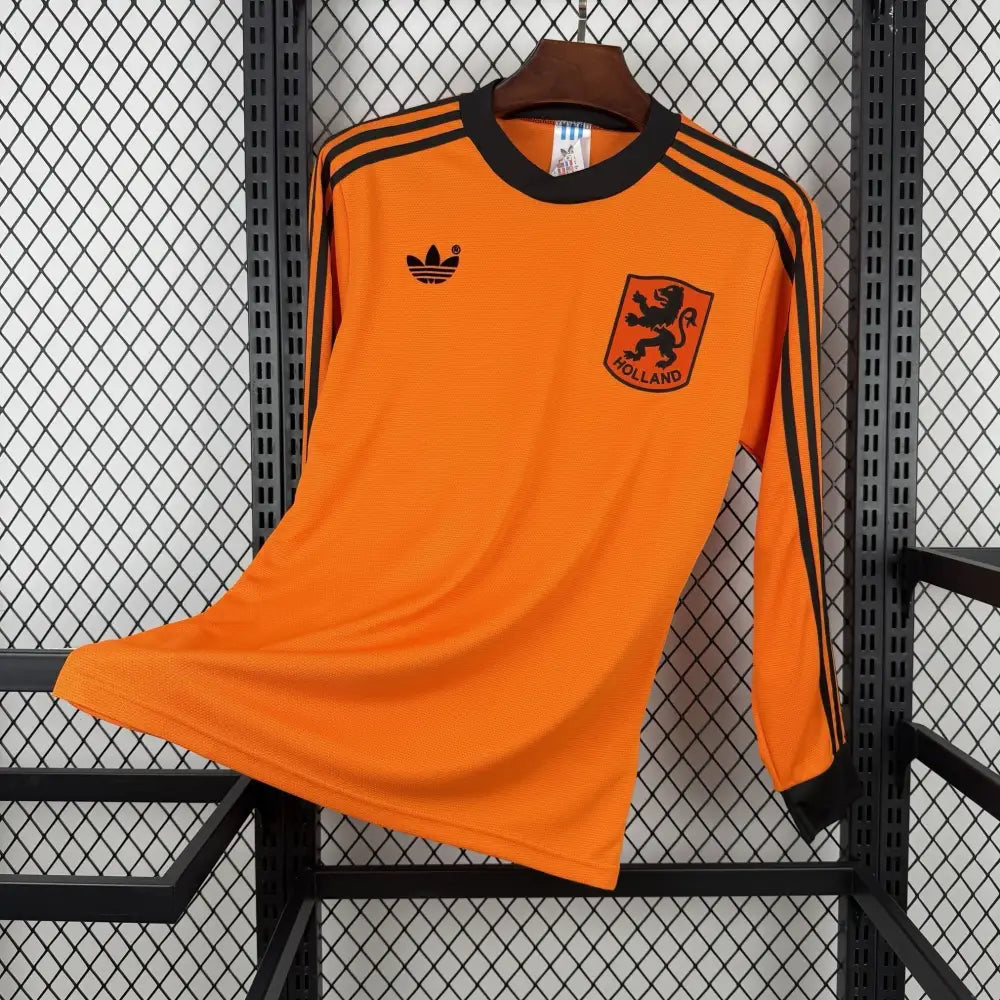 Niederlande Heimtrikot Retro 1980 Langarm