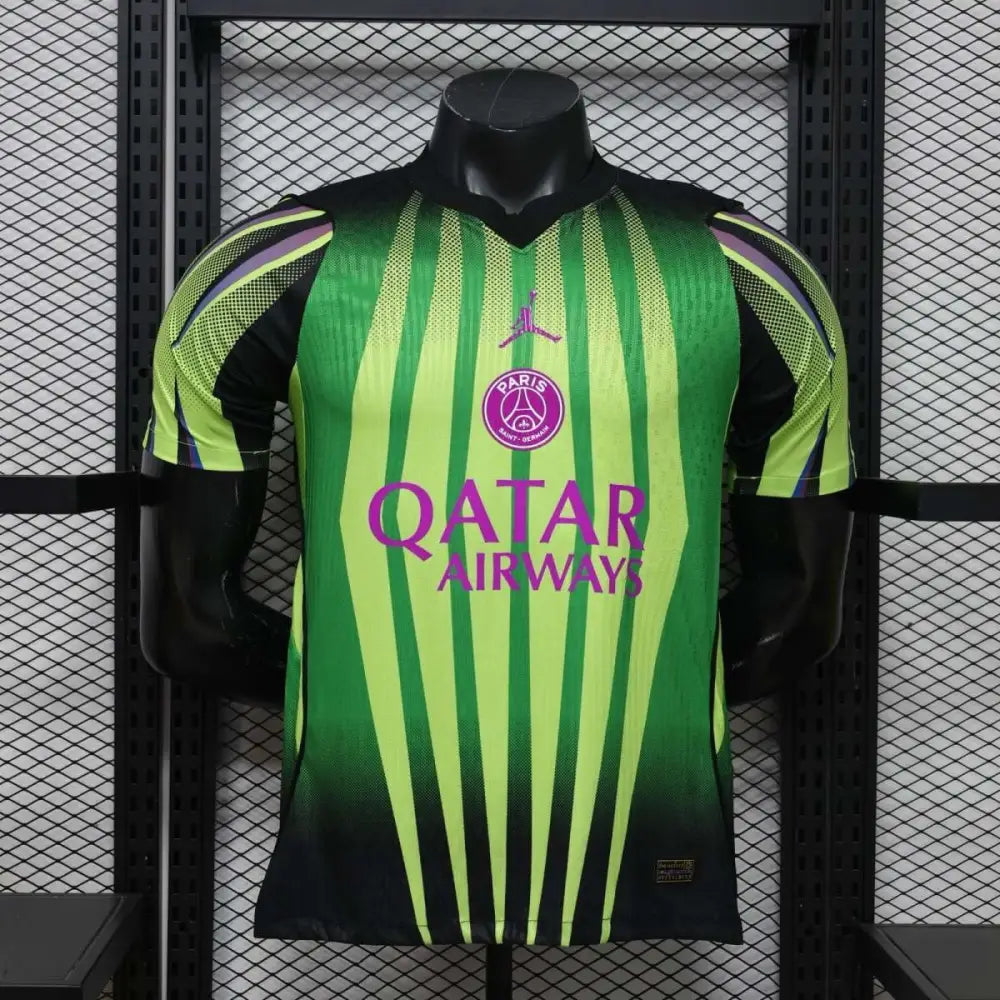 Maillot PSG Gardien 2026/2027 Third Version joueur Vert Passe D