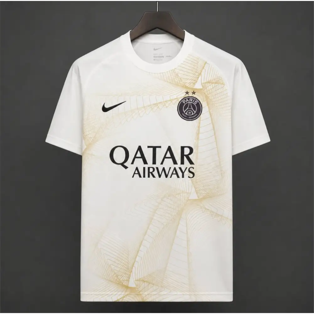 Maillot PSG Pré match 2026/2027 Domicile Doré Passe D