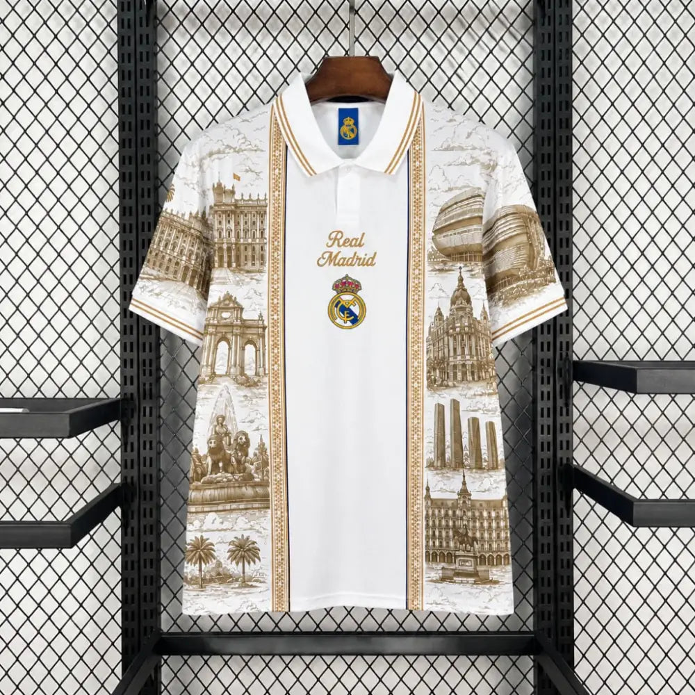 Maillot Real Madrid 2026/2027 Concept LV Blanc Passe D
