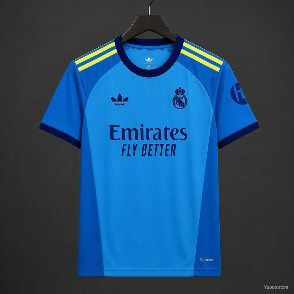 Maillot Real Madrid Gardien 2026/2027 Bleu Passe D