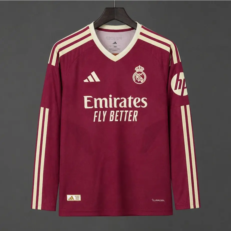 Maillot Real Madrid Third 2026/2027 Manches longues Passe D