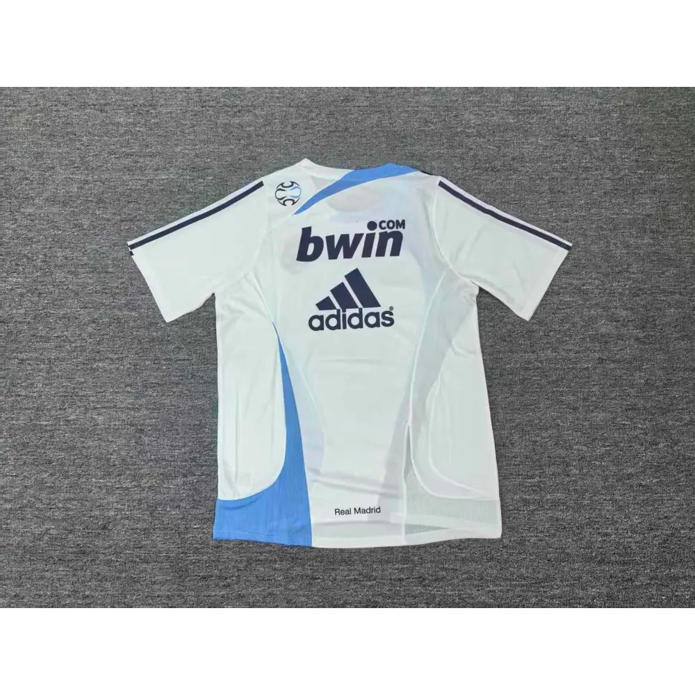 Real Madrid White Retro Training Jersey 2006/2007