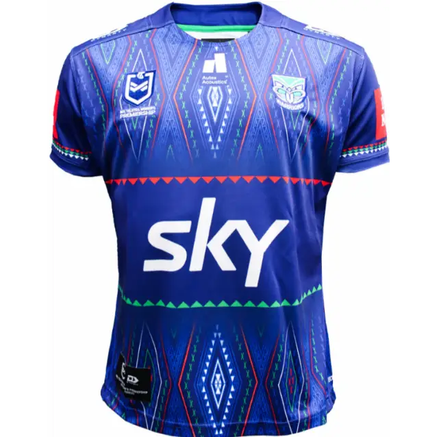 Rugby Warriors NRL 2026 Indigenous Trikot (Blau)