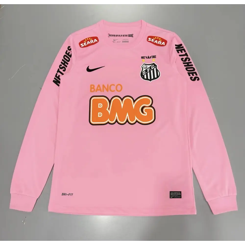 Santos Pink Jersey 2011/2012 Long Sleeves