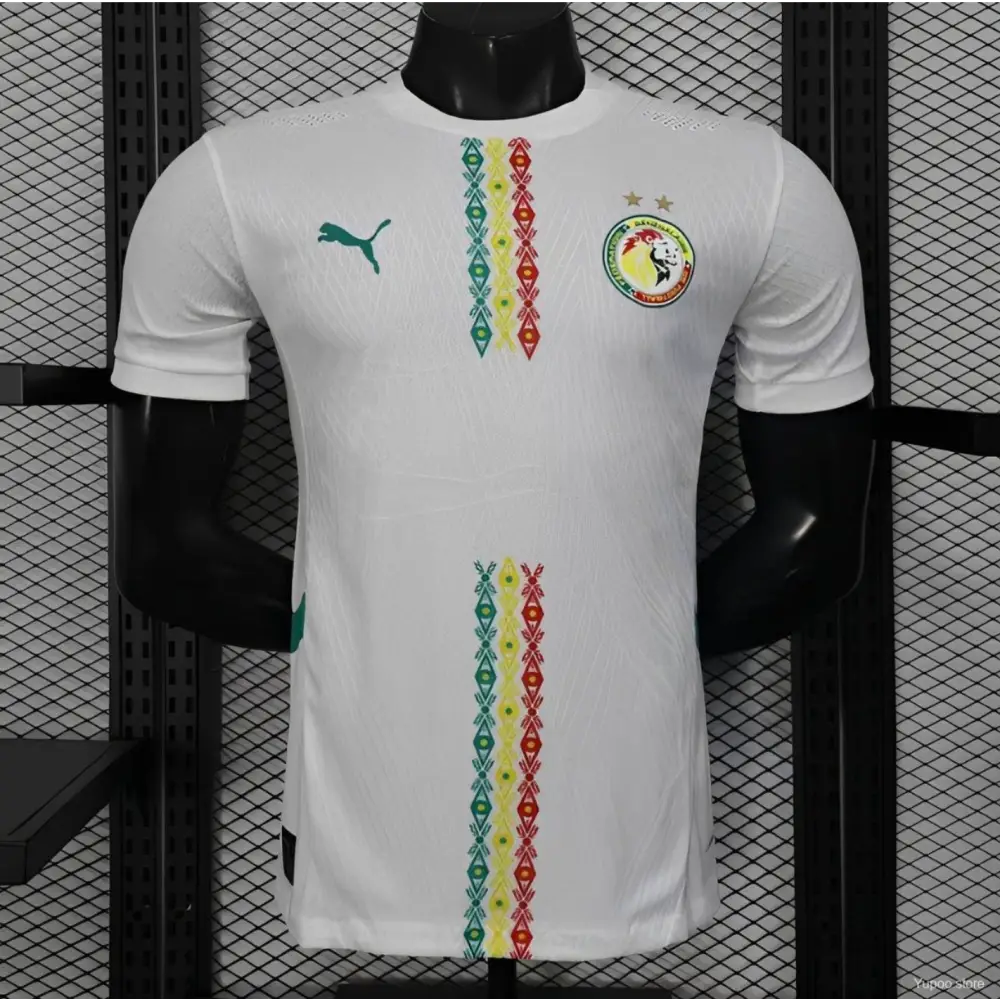Senegal Home Jersey 2 Stars Player Version
