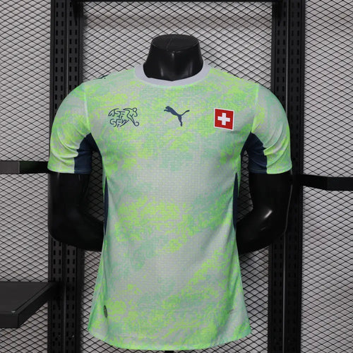 Jersey Suiza Jugador de versión al aire libre Copa Mundial 2026 Pass D