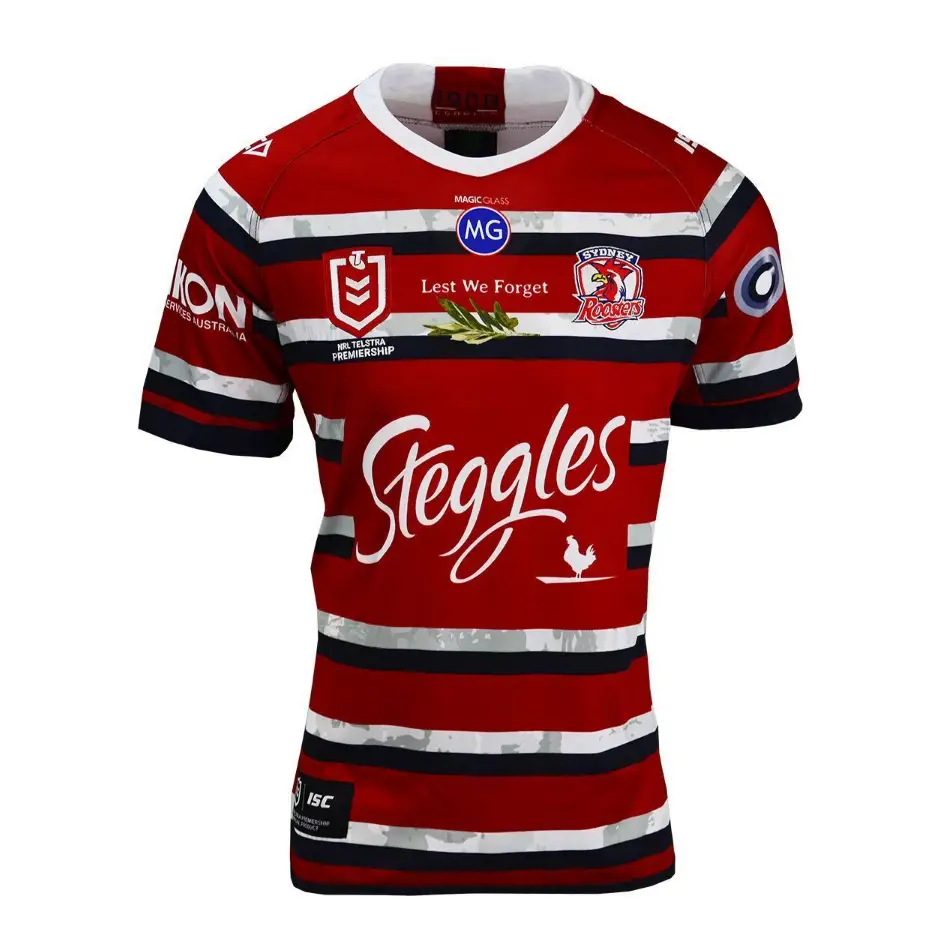 Maillot Rugby Sydney Roosters NRL 2020 Domicile