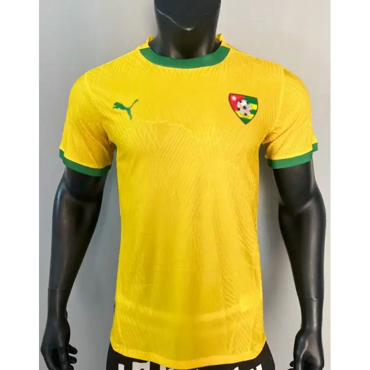 Togo Trikot Konzept gelb und grün Spielerversion 2025/2026