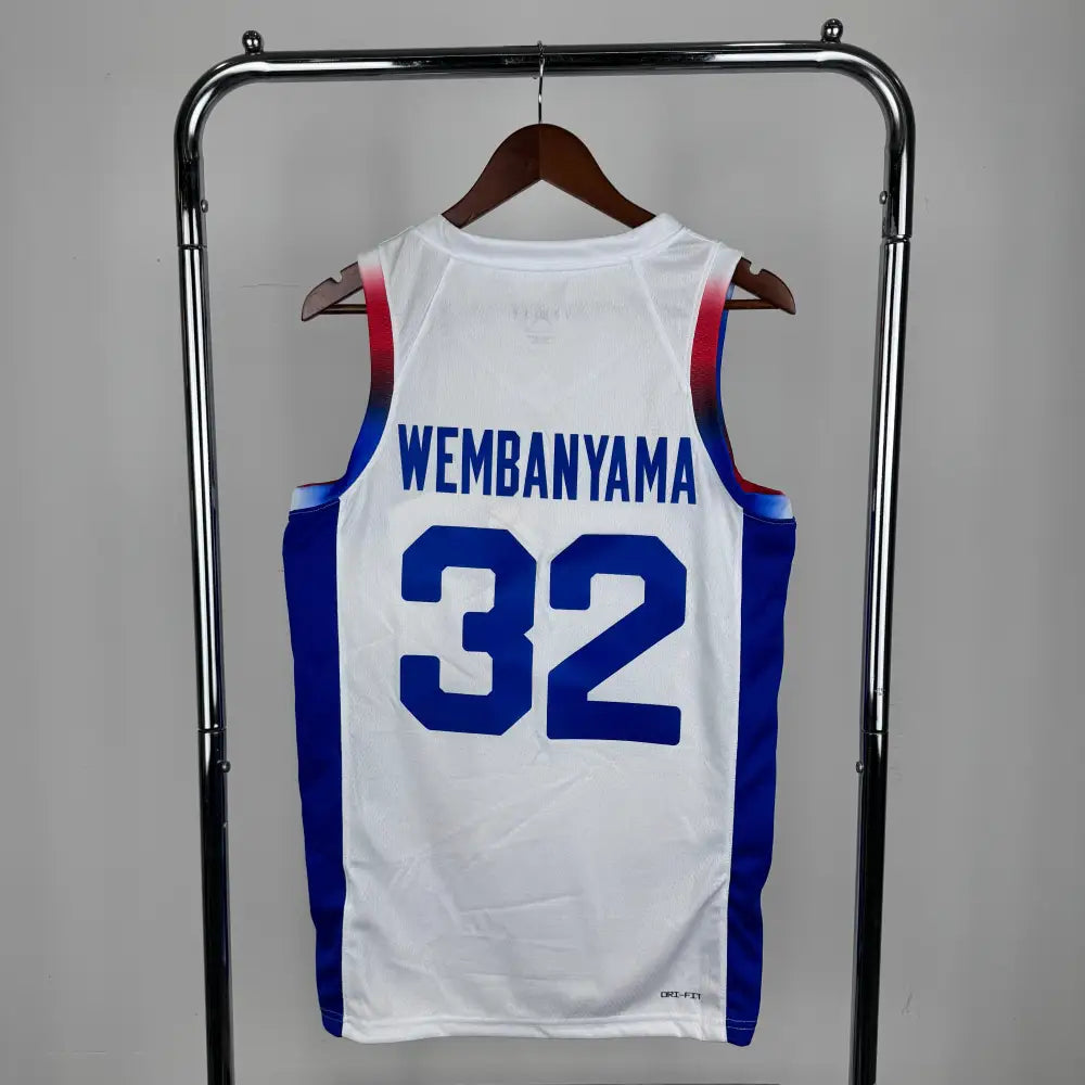 Trikot Victor Wembanyama Frankreich 2024/2025