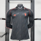 Manchester United Noir Manches Longues Version Joueur 2025/2026