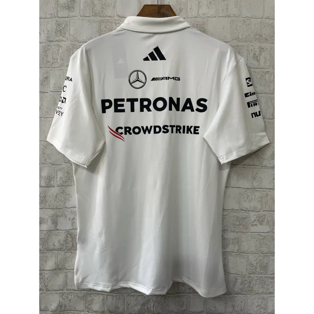 Mercedes F1 Poloshirt weiß 2026