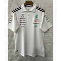 Mercedes F1 polo blanc 2026