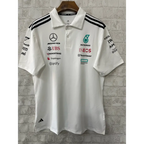Mercedes F1 polo blanc 2026