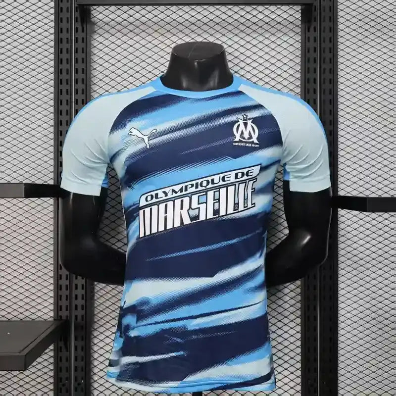 OM Olympique de Marseille Pre-Match Blue Player Version 2025/2026
