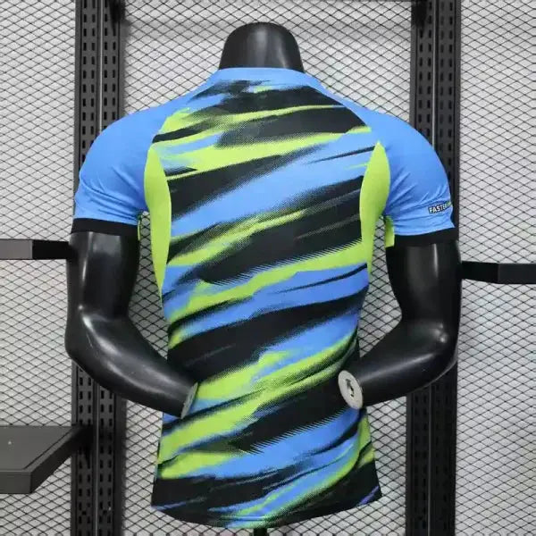 OM Olympique de Marseille Pre-Match Blue/Green Player Version 2025/2026