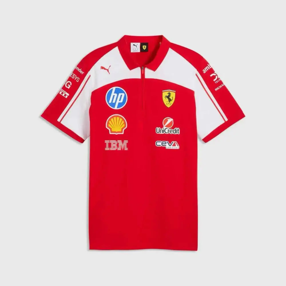 Ferrari F1 Polo-Shirt Rot 2026