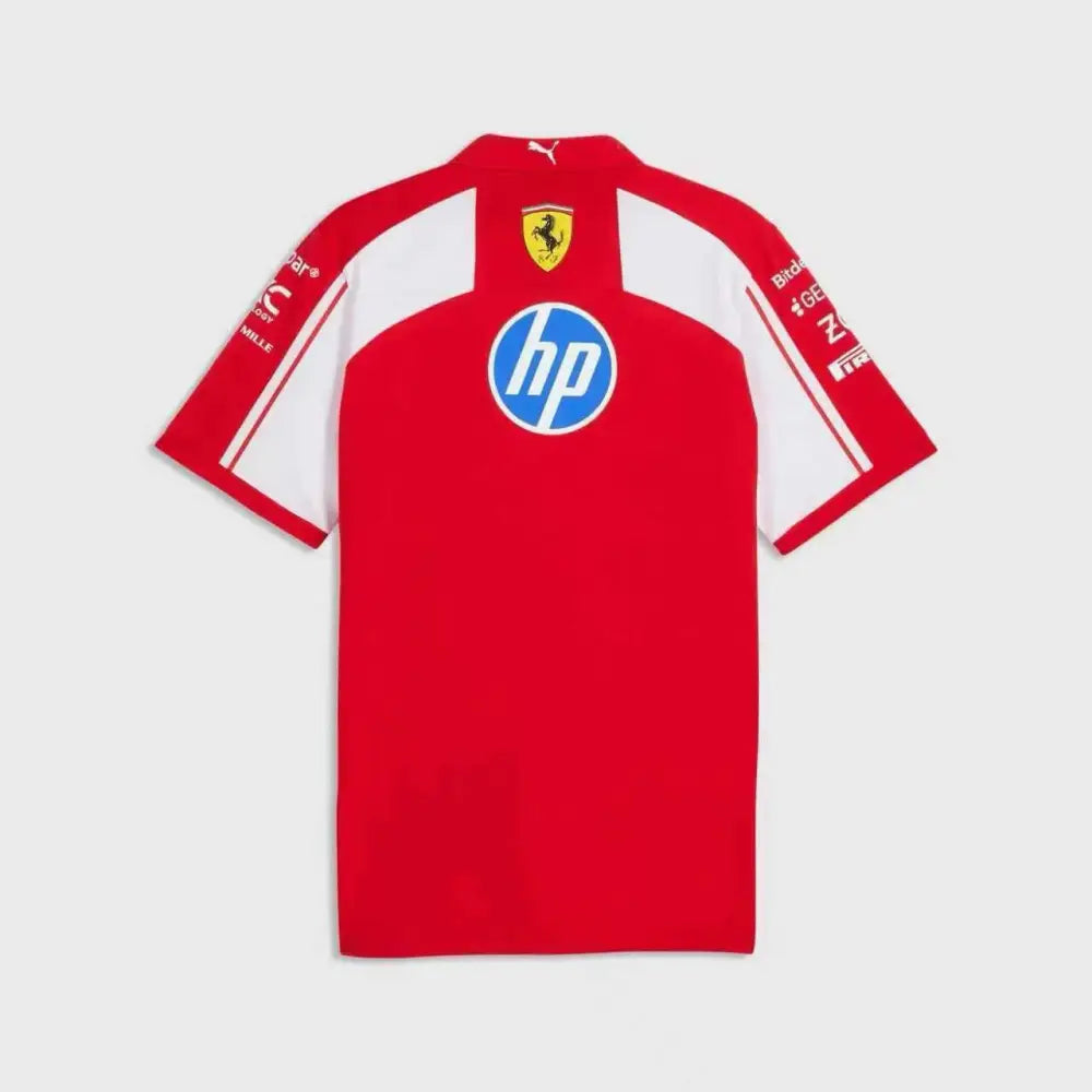 2026 Red Ferrari F1 Polo Shirt