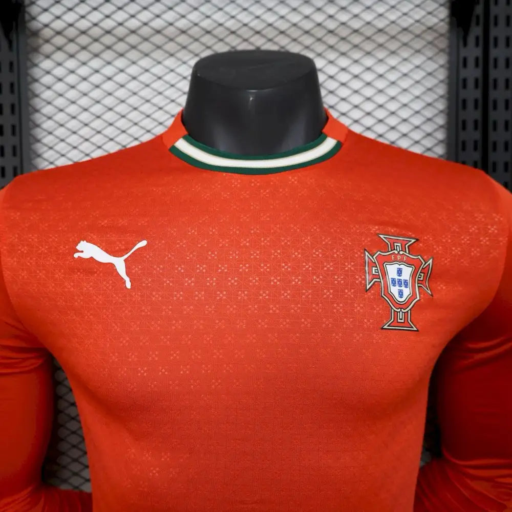 Portugal Heimtrikot Spielerversion Langarm 2025/2026