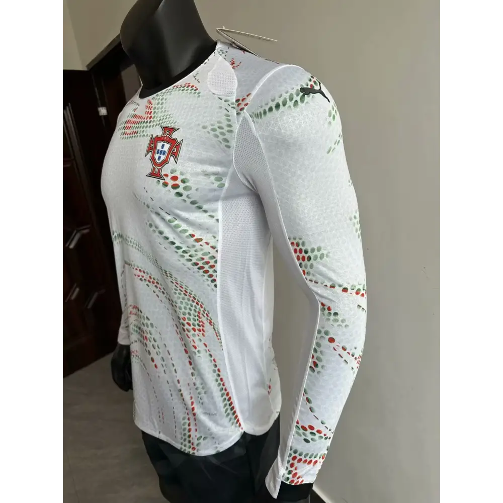 Portugal Auswärts Trikot Spielerversion Langarm 2025/2026