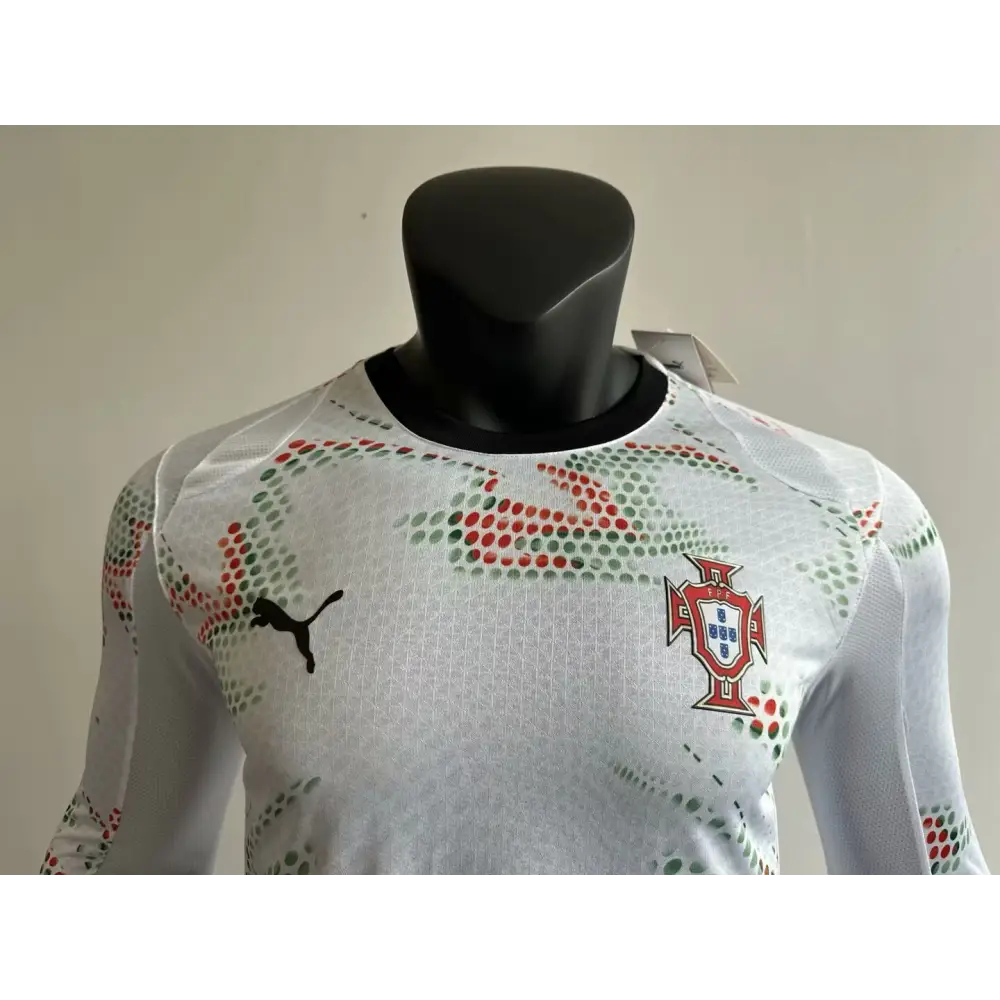 Portugal Auswärts Trikot Spielerversion Langarm 2025/2026