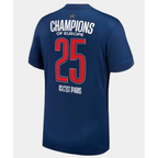 PSG Paris-Saint-Germain Heim Trikot Europameister 25 Sammlerstück 1 Stern