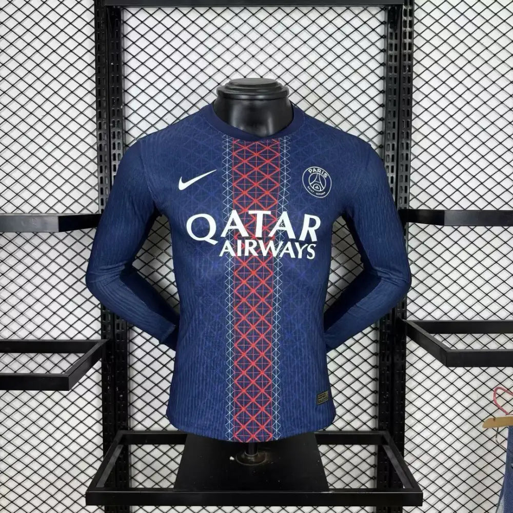 PSG Paris Saint-Germain Home Player Version Long Sleeve 2025/2026