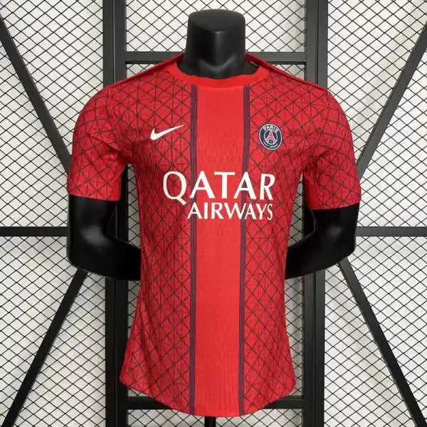 PSG Paris-Saint-Germain Trainingsshirt Rot Spielerversion 2025/2026