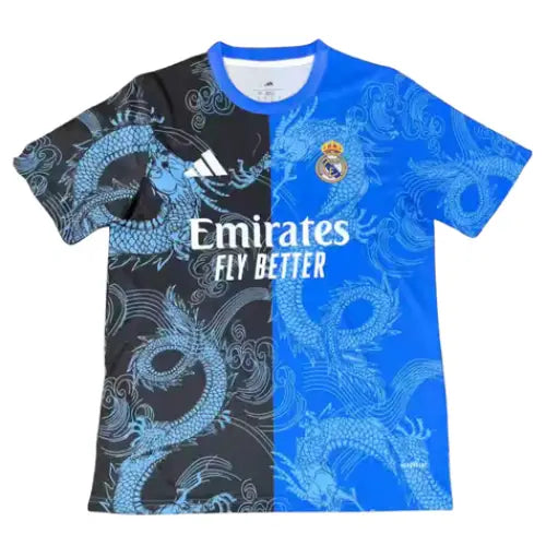 Real Madrid Concept Bleu/Noir Dragon 2025/2026 Passe D