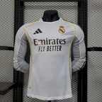Real Madrid Heimtrikot Langarm Spielerversion 2025/2026