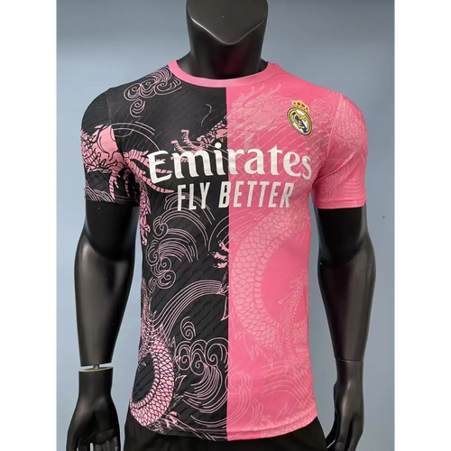 Real Madrid Rose/Noir Dragon Version Joueur 2025/2026 Passe D
