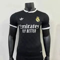 Real Madrid Version Joueur Spécial Noir Extérieur 2025/2026