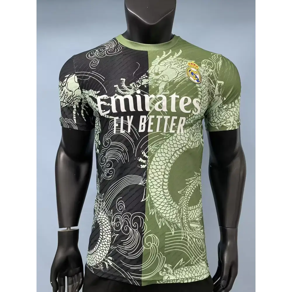 Real Madrid Green/Black Dragon Player Version 2025/2026