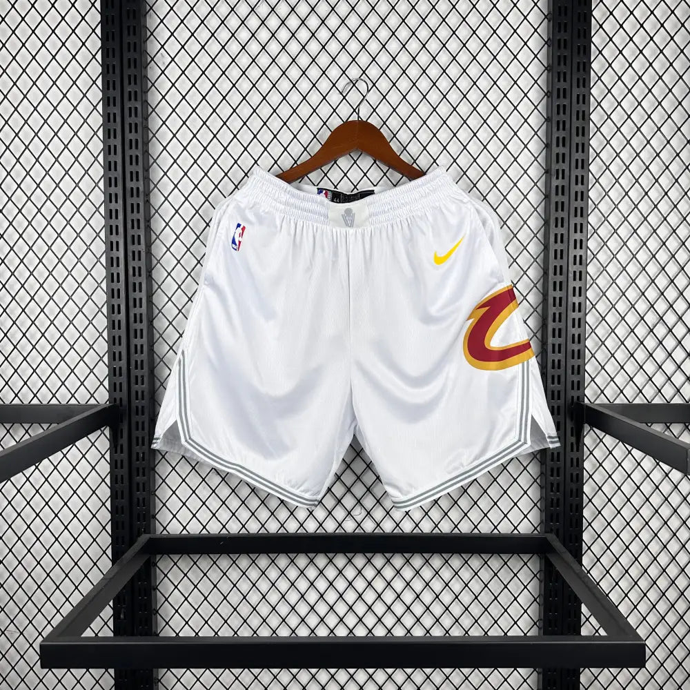 Weiße Cleveland Cavaliers Shorts
